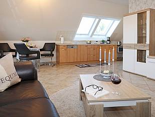 Die Ferienwohnung Schwalbennest im Dachgeschoss